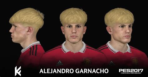 garnacho face pes 2017